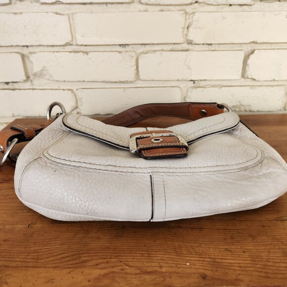 Coach Cream Leather Soho Shoulder Bag Tote Purse - Picture 5 of 11